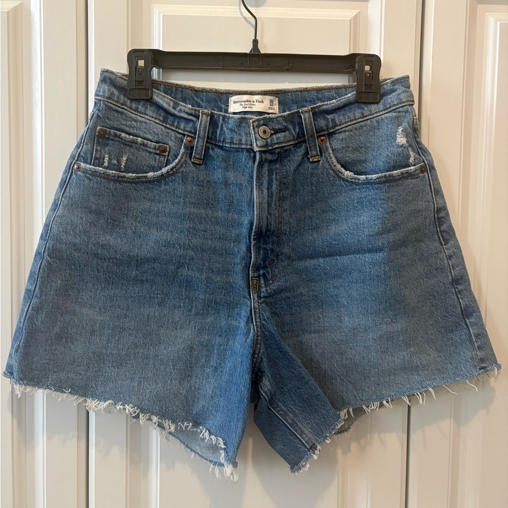 Abercrombie & Fitch Blue Denim Shorts